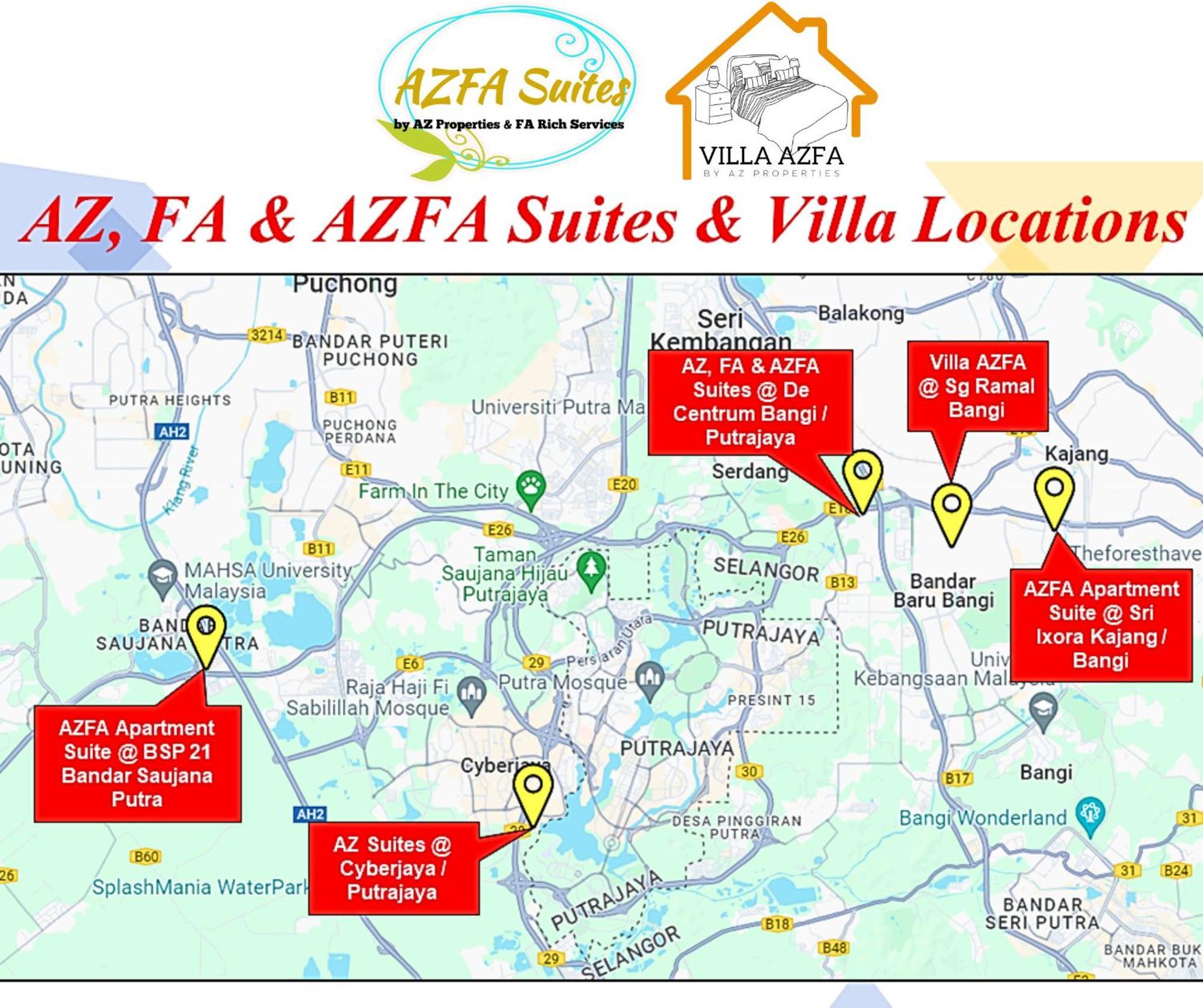 Azfa Duplex Suite At De Centrum Putrajaya Bangi Free Wifi Kajang Eksteriør billede